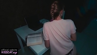 Stepbrother Helps His Stepsister Overcome Porn Addiction With Bondage