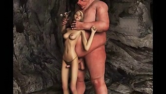 Giant Ogres Ejaculate On Animated Pornographic Characters