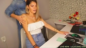 Steamy Office Encounter With A Seductive Massage | Verified Secretary Cam Tease