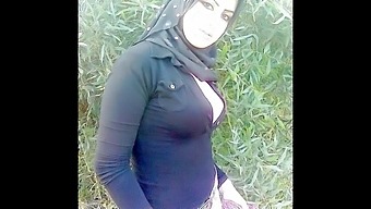 Amateur Arab And Asian Mix In Turkish Hijab Photo Series