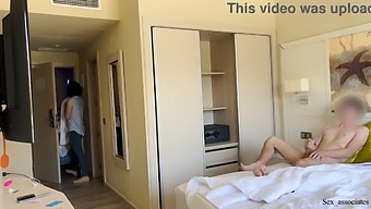Hotel Maid Joins In On Public Penis Play