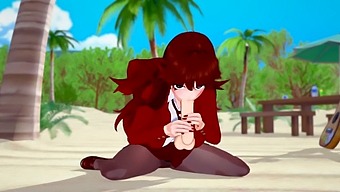 Japanese Girlfriend Gives Oral Sex In Animated Fnf Video