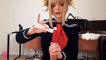 Himiko Toga From League Of Villains Enjoys Getting Her Face Covered In Cum During Intense Sex